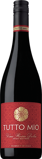 Tutto Mio Red wine bottle from Emilia Romagna Italy