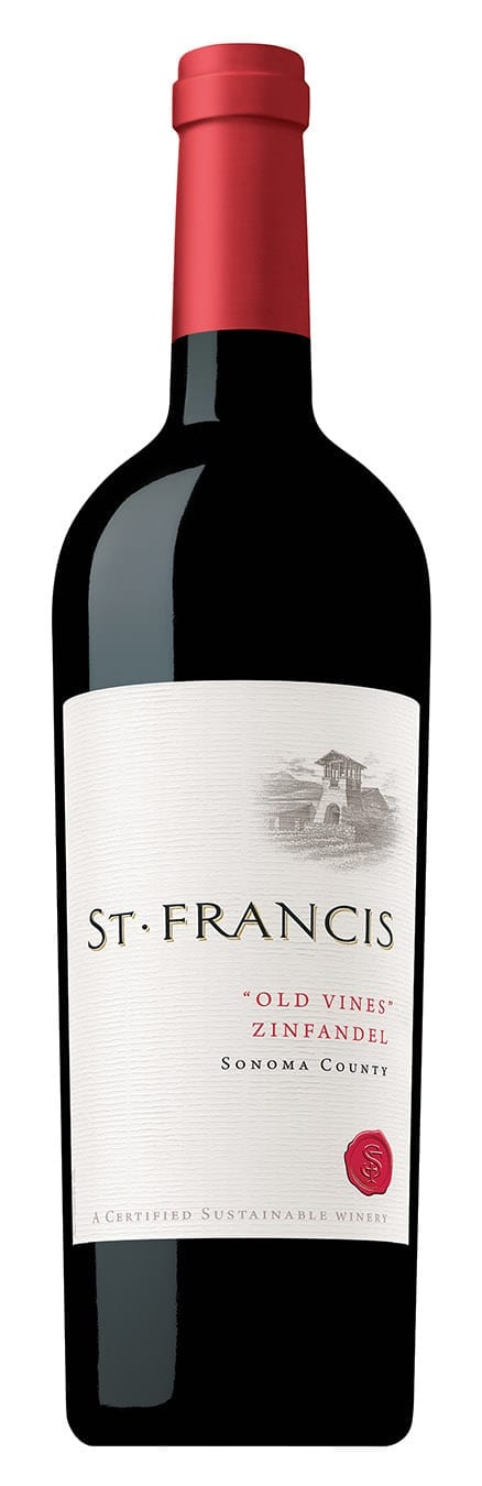Old vines zinfandel. st. francis