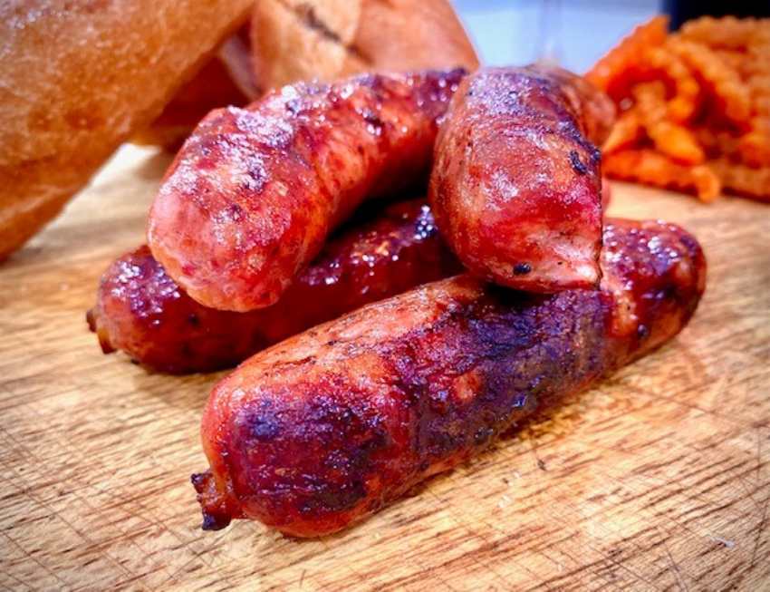 Argentinian food - chorizo sausages