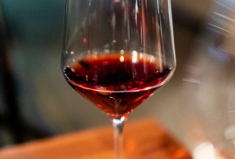 Glass of Pinot Noir