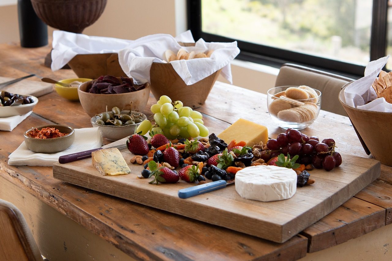 Cheese board to pair with lambrusco