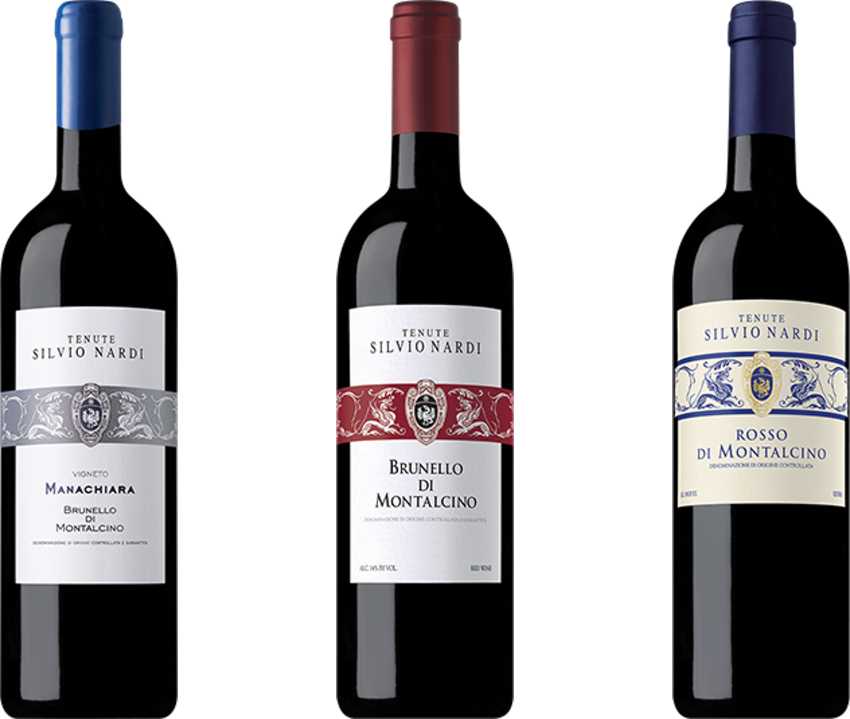 Tenute Silvio Nardi wines - Brunello, Manachiara, Rosso