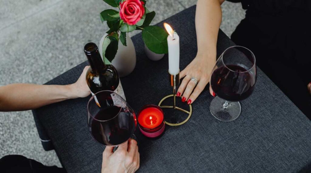 Valentine's Day wine dinner