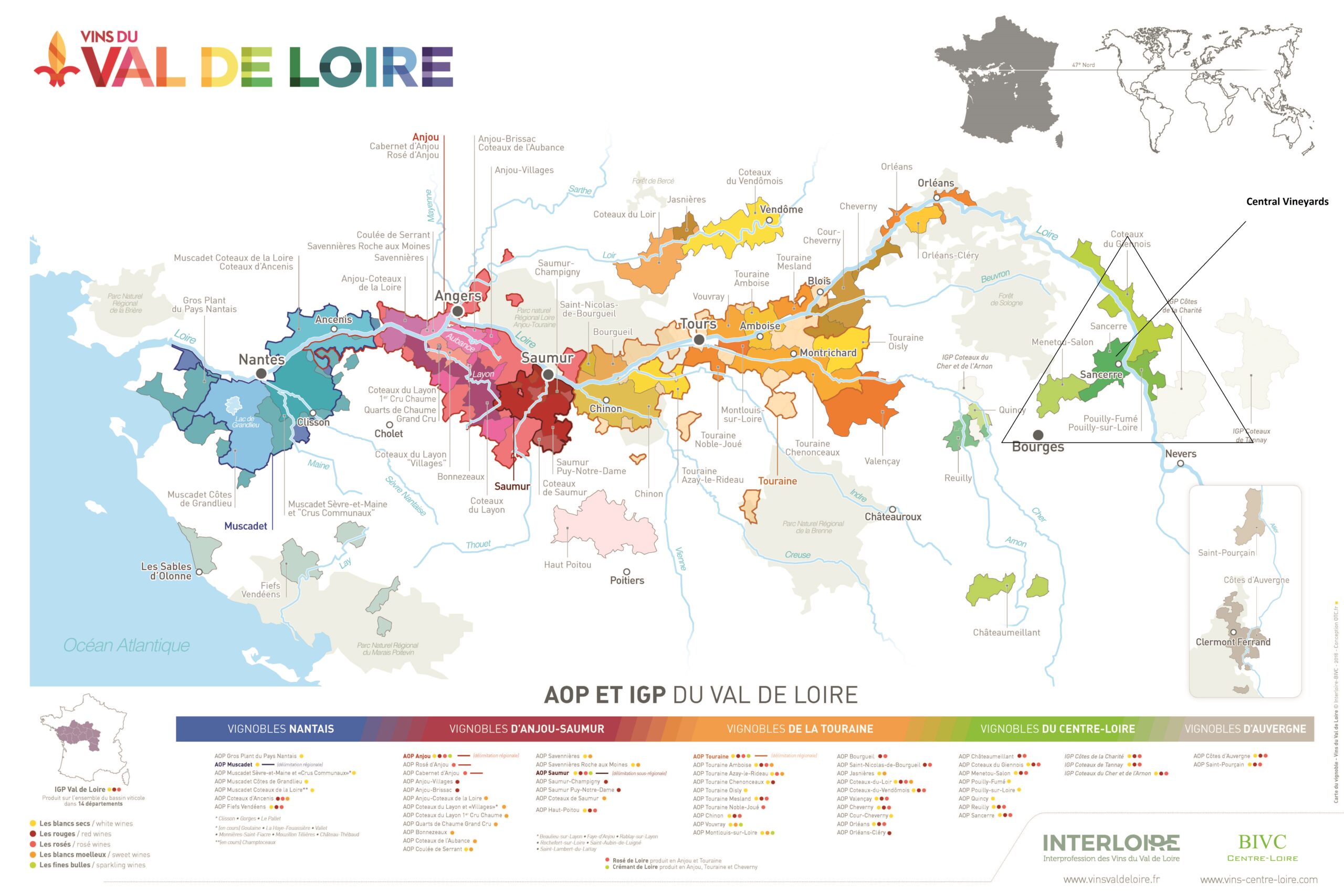 Loire Valley Map