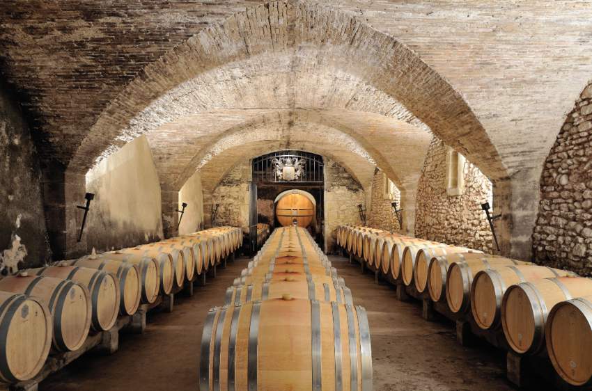 Rhône Valley winery Chateau La Nerthe. Photo_ Studio Erick Saillet